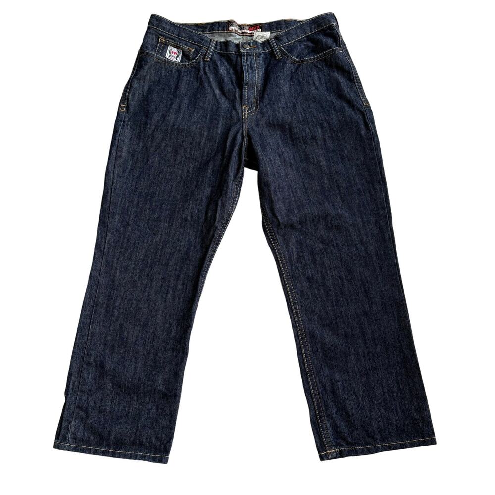 CINCH MENS WRX FR FLAME RESISTANT JEANS SIZE 40x30 BOOT CUT HEAVY DUTY WESTERN - Picture 4 of 15